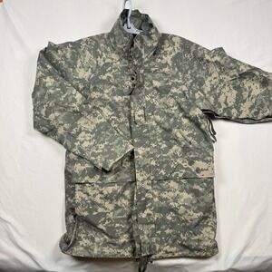 ACU USGI Digital Camo Parka Cold Weather 8415-01-526-9190 Small Long L6 ARMY